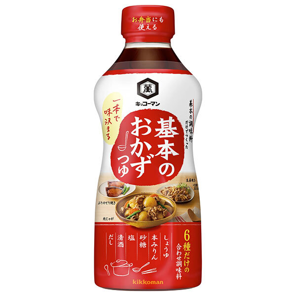 楽天市場】キッコーマン 基本のおかず つゆ 500mlペットボトル×12本入