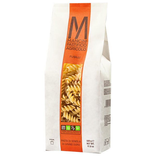 モンテ物産 マンチーニ フジッリ 500g×12袋入×(2ケース)｜ 送料無料 乾麺 マカロニ