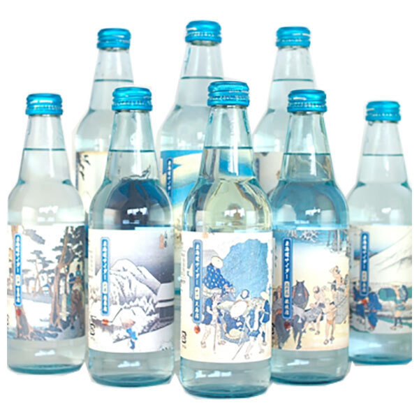 木村飲料 東海道サイダー 340ml瓶×20本入×(2ケース)｜ 送料無料 炭酸飲料 サイダー 瓶