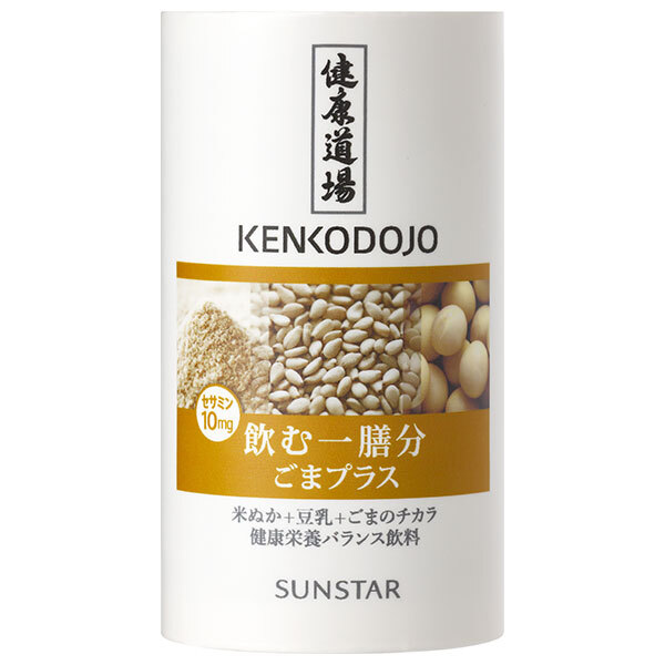サンスター 健康道場 飲む一膳分ごまプラス 160gカートカン×30本入×(2ケース)｜ 送料無料 豆乳 ごま 米ぬか