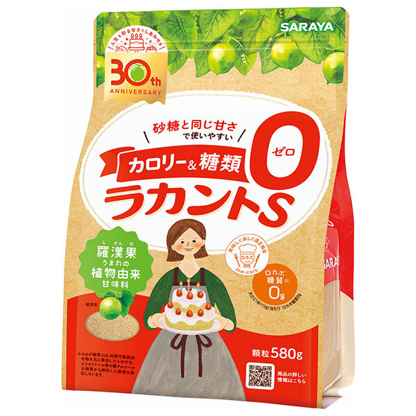 サラヤ ラカントS 顆粒 580g×6袋入｜ 送料無料 ゼロカロリー 糖類ゼロ 甘味料 顆粒 楽天市場】サラヤ ラカントS 顆粒 580g×6袋入｜ 送料無料 ゼロカロリー
