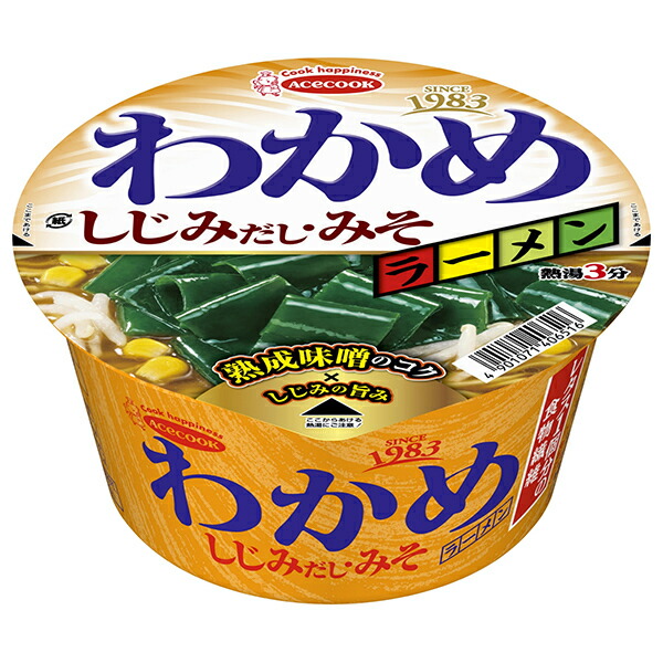 楽天市場】エースコック わかめラーメン しじみだし・みそ 92g×12個入
