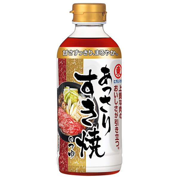 ヒガシマル醤油 あっさりすき焼のつゆ 400mlペットボトル×12本入×(2ケース)｜ 送料無料 一般食品 調味料 つゆ すき焼き わりした ストレート