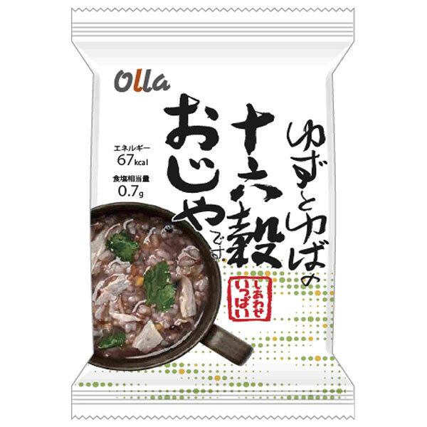 コスモス食品 しあわせいっぱい ゆずとゆばの十六穀おじや 4食×2箱入×(2ケース)｜ 送料無料 インスタント食品 フリーズドライ ごはん