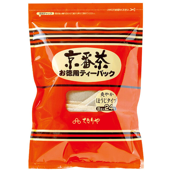 ちきりや 京番茶 お徳用ティーパック 8g&times;24袋&times;10袋入&times;(2ケース)｜ 送料無料 番茶 ほうじ茶 ティーバッグ｜ドリンクマーケット