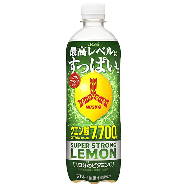 楽天市場】アサヒ 三ツ矢 スーパーストロングレモン 570mlペット