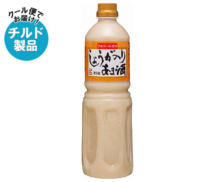 かねこみそ しょうが入り あま酒 1000mlペットボトル×8本入 チルド 冷蔵品｜ 送料無料 チルド 甘酒 あまざけ 生姜 ショウガ