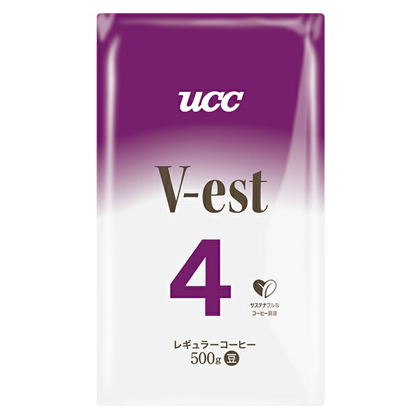 V-est No.5 レギュラーコーヒー （豆）500g×12袋 楽天市場】UCC ヴェスト No.5 (豆) 500g×1袋入×(2ケース)｜ 送料