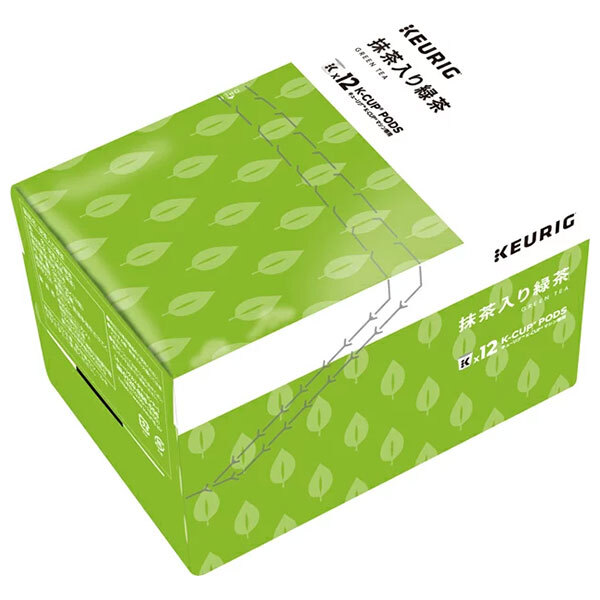 ユニカフェ キューリグ専用カートリッジ K-Cupパック 抹茶入り緑茶 12P×8箱入×(2ケース)| 送料無料 お茶 緑茶 カートリッジ Kカップ KEURIG BREWSTAR|ドリンクマーケット