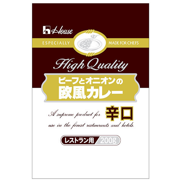 ハウス食品 ビーフとオニオンの欧風カレー 辛口 200g×30個入×(2ケース)｜ 送料無料 カレー レトルト 辛口