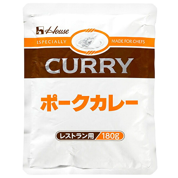 ハウス食品 ポークカレー 180g×30袋入×(2ケース)| 送料無料 一般食品 レトルト カレー ポーク|ドリンクマーケット