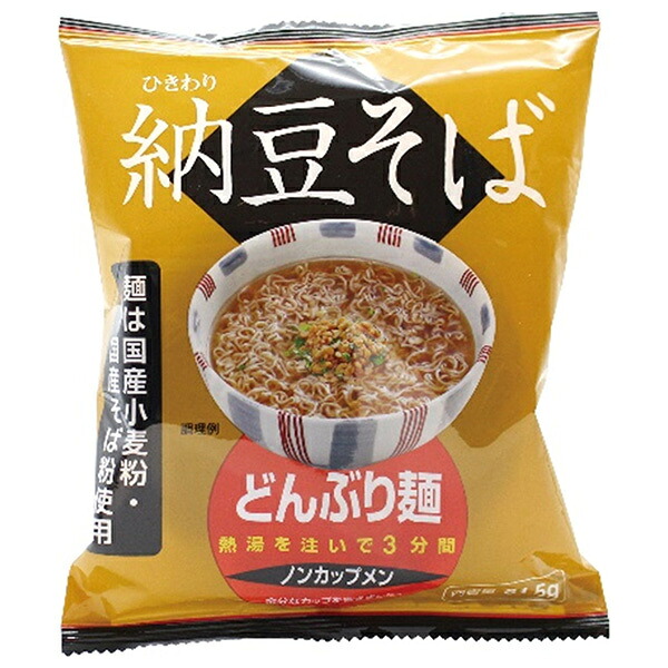 麺類 トーエー どんぶり麺・納豆そば 81.5g×24袋入｜ 送料無料 めん