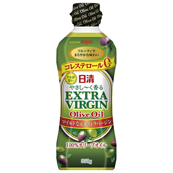 日清オイリオ 日清 やさし～く香る エキストラバージンオリーブオイル 350gペットボトル×10本入×(2ケース)｜ 送料無料 オリーブオイル 調味料 食用油 PET
