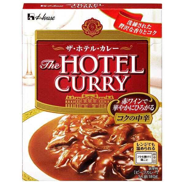 ハウス食品 ザ・ホテル・カレー コクの中辛 180g×30個入｜ 送料無料 カレー レトルト 中辛
