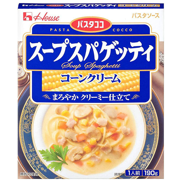 楽天市場】パスタココ スープスパゲッティ コーンクリーム(190g*5箱