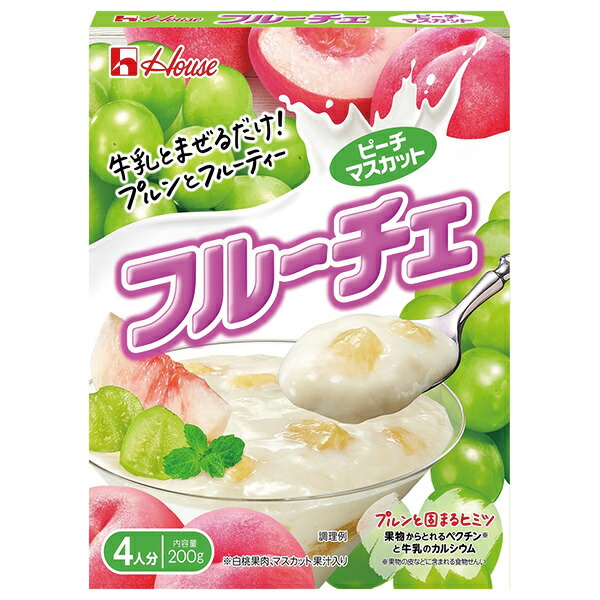 ハウス食品 フルーチェ ピーチマスカット 200g×30個入×(2ケース)｜ 送料無料 お菓子 おやつ デザートベース 菓子材料 b37-195-1.jpg