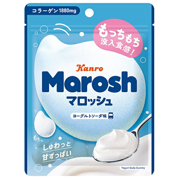 楽天市場】カンロ マロッシュ ヨーグルトソーダ味 50g×6袋入