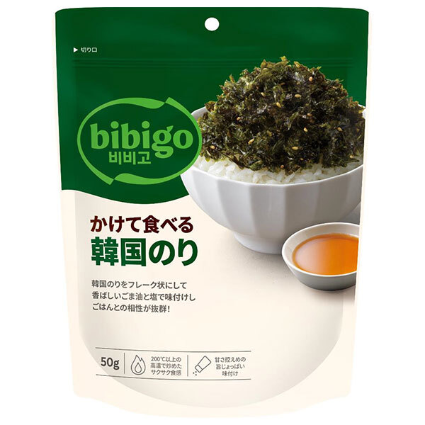 CJジャパン かけて食べる韓国のり 50g×20袋入×(2ケース)| 送料無料 一般食品 海苔 のり 乾物 ふりかけ|ドリンクマーケット
