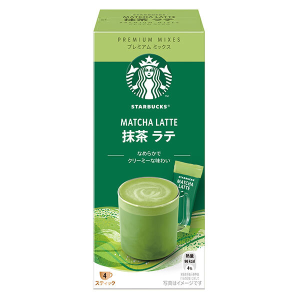 ネスレ日本 スターバックス プレミアム ミックス 抹茶ラテ (24g&times;4P)&times;24箱入&times;(2ケース)｜ 送料無料 スティック 抹茶 ラテ まっちゃ スタバ｜ドリンクマーケット 20,136円