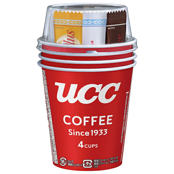 UCC カップコーヒー 4P×24個入｜ 送料無料 インスタントコーヒー コーヒー 珈琲 スティック ギフト インスタント