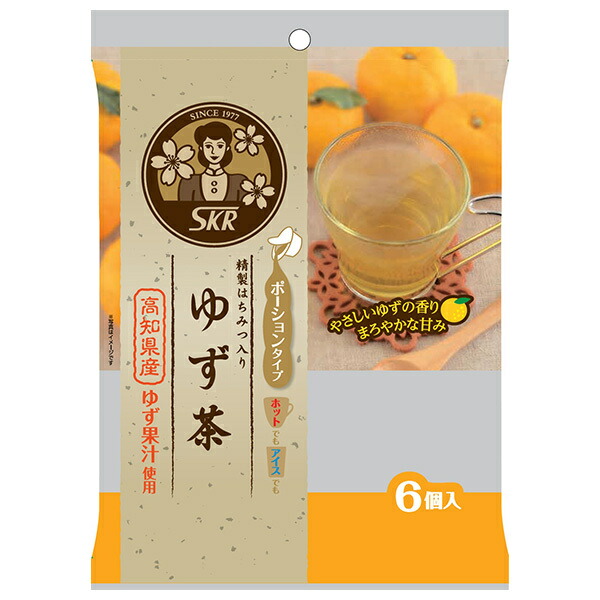 楽天市場】サクラ食品工業 ゆず茶 ポーションタイプ (23g×6個)×12袋入
