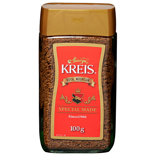 KREIS クライス ロイヤルマウンテン 100g瓶×6個入×(2ケース)｜ 送料無料 嗜好品 インスタント 珈琲 粉 HOT ICE 瓶