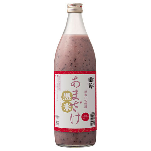 篠崎 国菊 黒米あまざけ(甘酒) 985g瓶×6本入×(2ケース)| 送料無料 甘酒 米麹 米 ホット 栄養|ドリンクマーケット