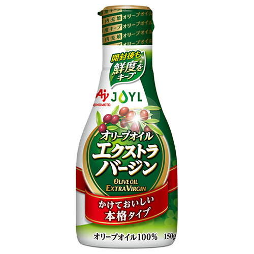 J-オイルミルズ AJINOMOTO オリーブオイルエクストラバージン 150g&times;10本入&times;(2ケース)｜ 送料無料 味の素 オリーブ油 油 調味料｜ドリンクマーケット