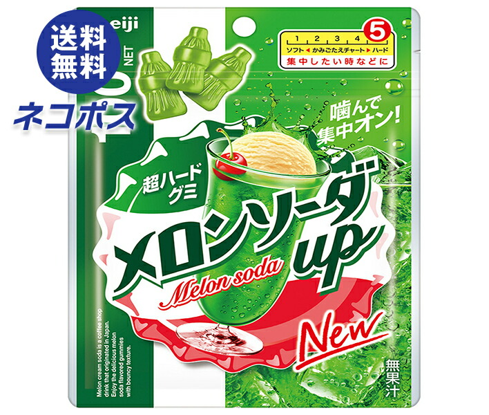 楽天市場】ネコポス 明治 メロンソーダアップ 100g×6袋入｜ 全国送料