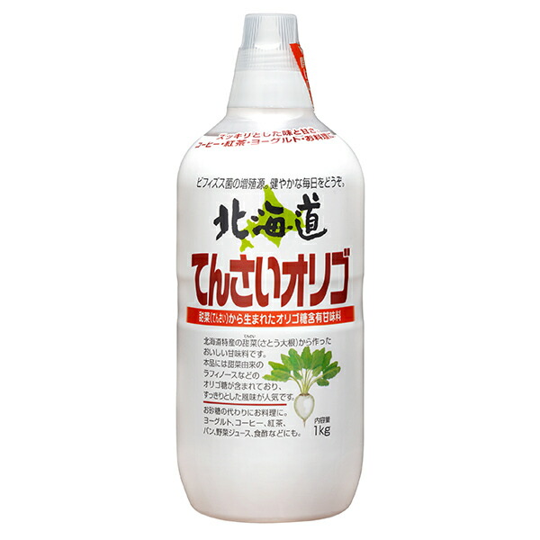 加藤美蜂園 北海道てんさいオリゴ 1kg×8本入×(2ケース)｜ 送料無料 嗜好品 シロップ 甘味料 ラフィノース オリゴ糖分