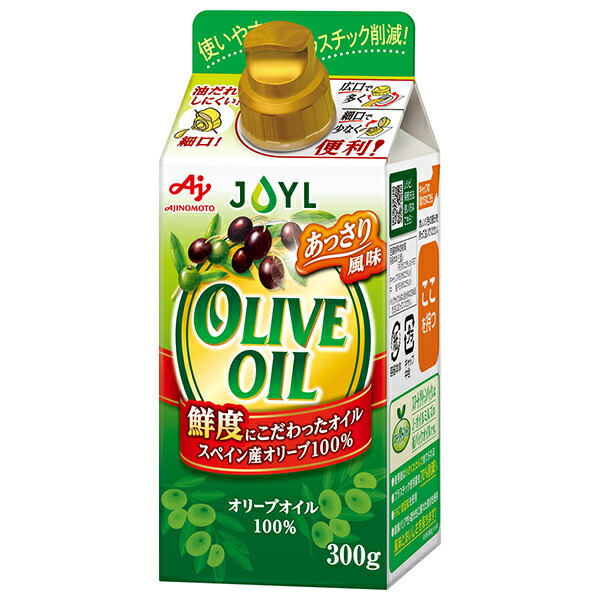J-オイルミルズ AJINOMOTO オリーブオイル 300g&times;6本入&times;(2ケース)｜ 送料無料 味の素 オリーブオイル 調味料 油｜ドリンクマーケット