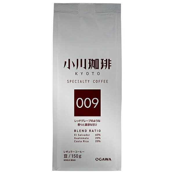 小川珈琲 スペシャルティコーヒーブレンド 009 豆 150g×24袋入×(2ケース)｜ 送料無料 嗜好品 珈琲 コーヒー レギュラー 豆