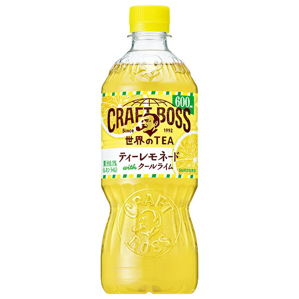サントリー クラフトボス ティーレモネード【手売り用】 600mlペットボトル×24本入×(2ケース)｜ 送料無料 紅茶 フルーツ レモン ミックス
