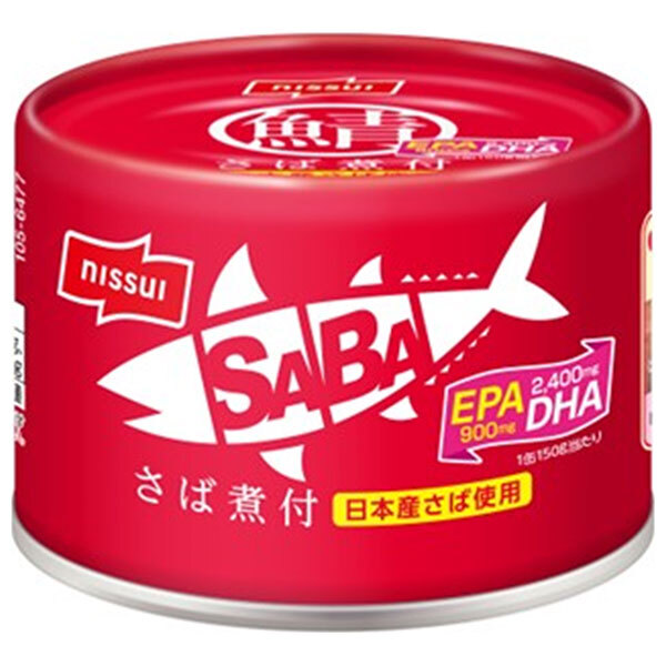 ニッスイ SABA さば煮付 150g缶×24個入｜ 送料無料 一般食品 かんづめ 缶詰 鯖