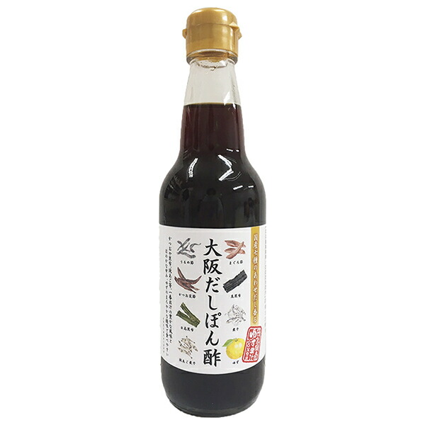 キンリューフーズ 大阪だしぽん酢 360ml瓶×12本入| 送料無料 調味料 和食 ポン酢 ぽんず