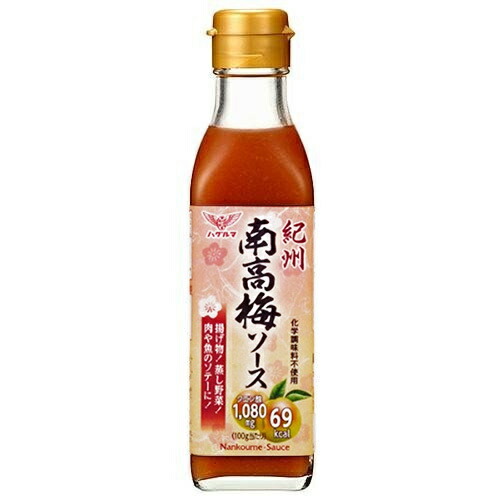 ハグルマ 紀州南高梅ソース 220g瓶×12本入×(2ケース)｜ 送料無料 ソース 調味料 なんこう 梅 うめ ウメ 梅肉