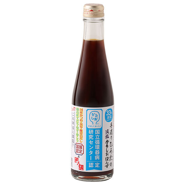 手造りひろた食品 手造りひろたの減塩かるしおぽんず 300ml瓶&times;12本入｜ 送料無料 ポン酢 ぽんず ポンズ 調味料 減塩｜ドリンクマーケット