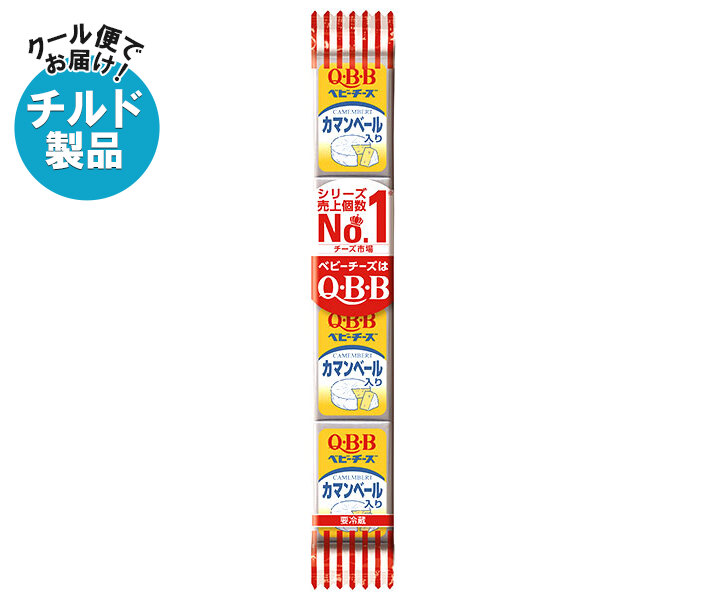 QBB カマンベール入りベビーチーズ 54g(4個)×25個入×(2ケース) チルド 冷蔵品｜ 送料無料 チルド チーズ 六甲バター プロセスチーズ