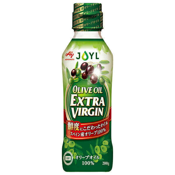 J-オイルミルズ AJINOMOTO オリーブオイルエクストラバージン 200g瓶×12本入｜ 送料無料 味の素 オリーブオイル 調味料 油