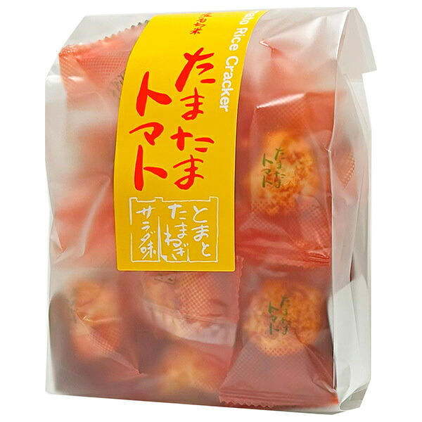 森白製菓 たまたまトマト 46g×12袋入 メーカー 問屋直送｜ 送料無料 お菓子 米菓 あられ とまと