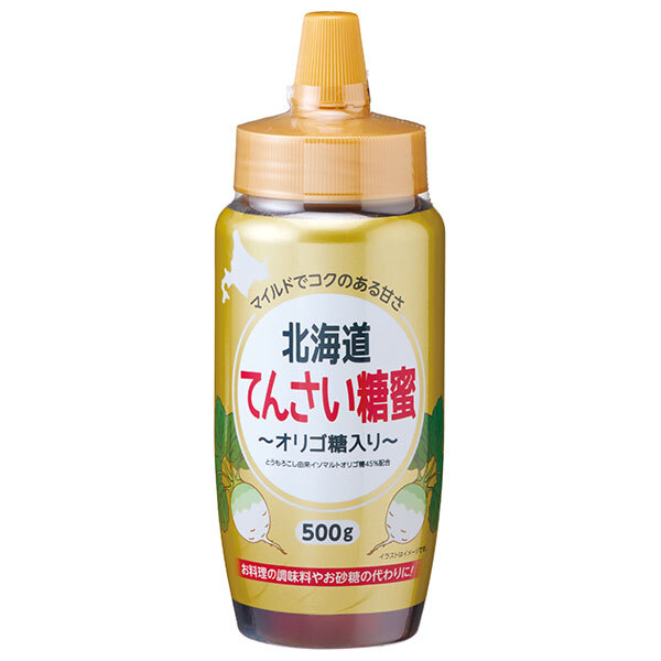 加藤産業 北海道 てんさい糖蜜(オリゴ糖入り) 500g×12本入×(2ケース)｜ 送料無料 嗜好品 シロップ てんさい 甘味料 甜菜 オリゴ糖 料理 甘未 代替