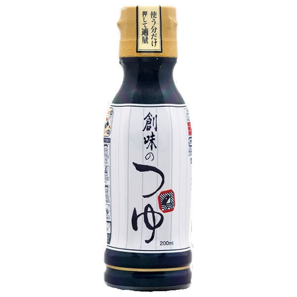 創味食品 創味のつゆ 200ml&times;12本入&times;(2ケース)｜ 送料無料 一般食品 調味料 つゆ 希釈用 めんつゆ 万能つゆ 濃厚つゆ かつお風味つゆ 和風万能調味料｜ドリンクマーケット