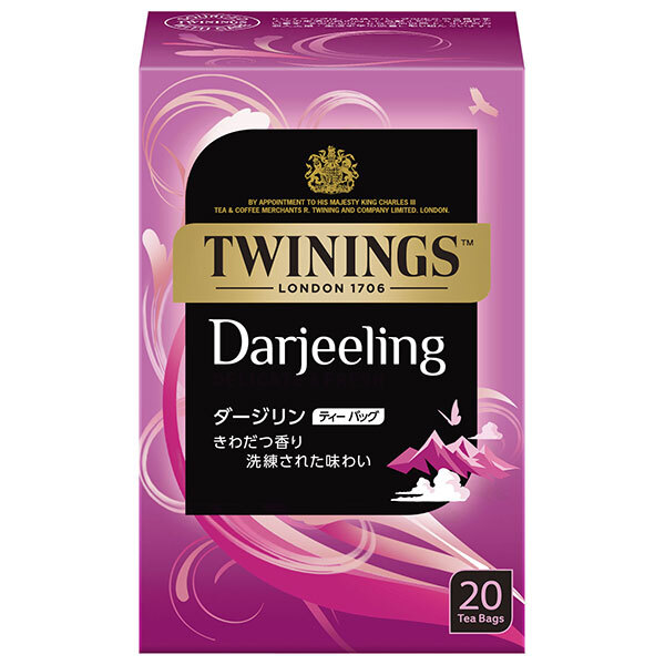 片岡物産 トワイニング ダージリン (2.1g×20袋)×4個入×(2ケース)｜ 送料無料 紅茶 トワイニング