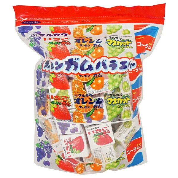 丸川製菓 フーセンガム バラエティー 50個×10袋入×(2ケース)| 送料無料 菓子 駄菓子 詰め合わせ アソート オレンジ グレープ いちご マスカット コーラ
