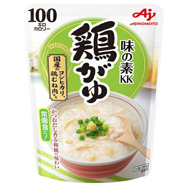 味の素 味の素KKおかゆ 鶏がゆ 250gパウチ×27(9×3)袋入｜ 送料無料 一般食品 レトルト食品 お粥