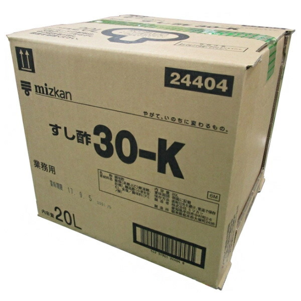 ミツカン すし酢 30-K 20L&times;1個入｜ 送料無料 調味料 酢 調味液 業務用 寿司酢｜ドリンクマーケット