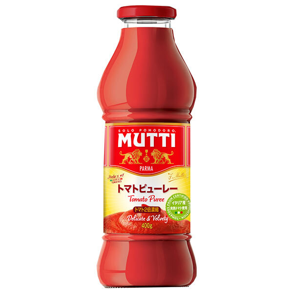 ムッティ MUTTI トマトピューレ 400g瓶×12本入×(2ケース)｜ 送料無料 一般食品 トマト ２倍濃縮 MUTTI 6,456円