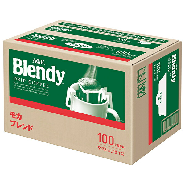 AGF ブレンディ レギュラー・コーヒー ドリップパック モカ・ブレンド (7g×100P)×6箱入| 送料無料 AGF ブレンディ コーヒー 珈琲|ドリンクマーケット