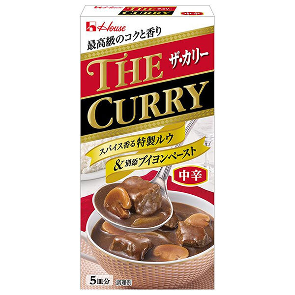 ハウス食品 THE CURRY ザ・カリー 中辛 140g×10個入×(2ケース)| 送料無料 調味料、カレー ルウ|ドリンクマーケット