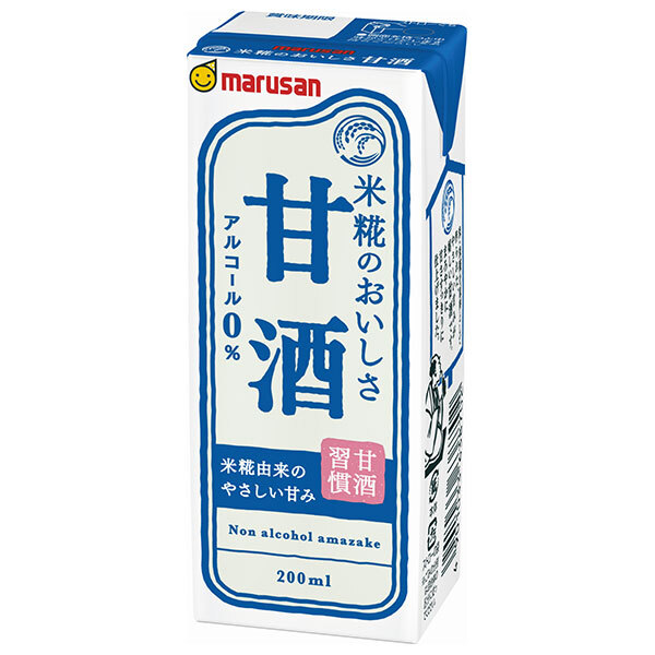 マルサンアイ 甘酒 200ml紙パック×24本入×(2ケース)｜ 送料無料 あまざけ ノンアルコール 紙パック あま酒